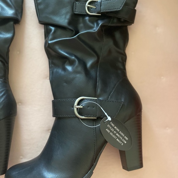 Style & Co. Black Heeled Boots - Picture 2 of 5